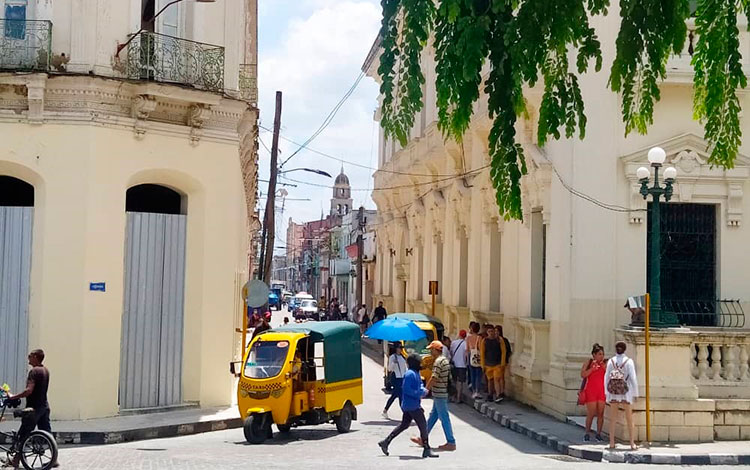 Zona del Parque Vidal, de Santa Clara.