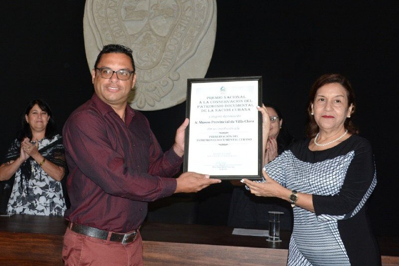 Andy Guerra,  Premio Nacional de Conservación al Patrimonio Documental