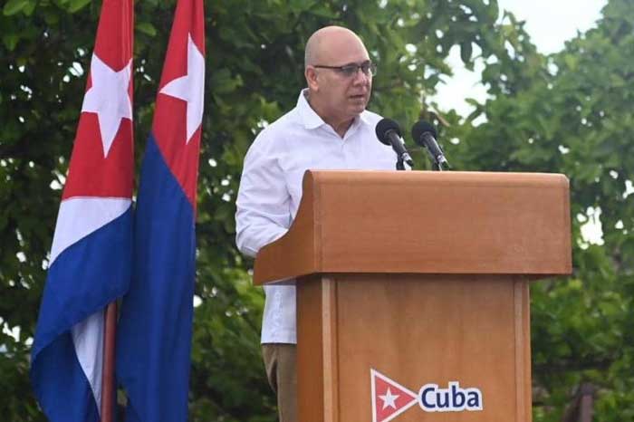 Roberto Morales Ojeda, secretario de Organización y Política de Cuadros del CC del PCC.