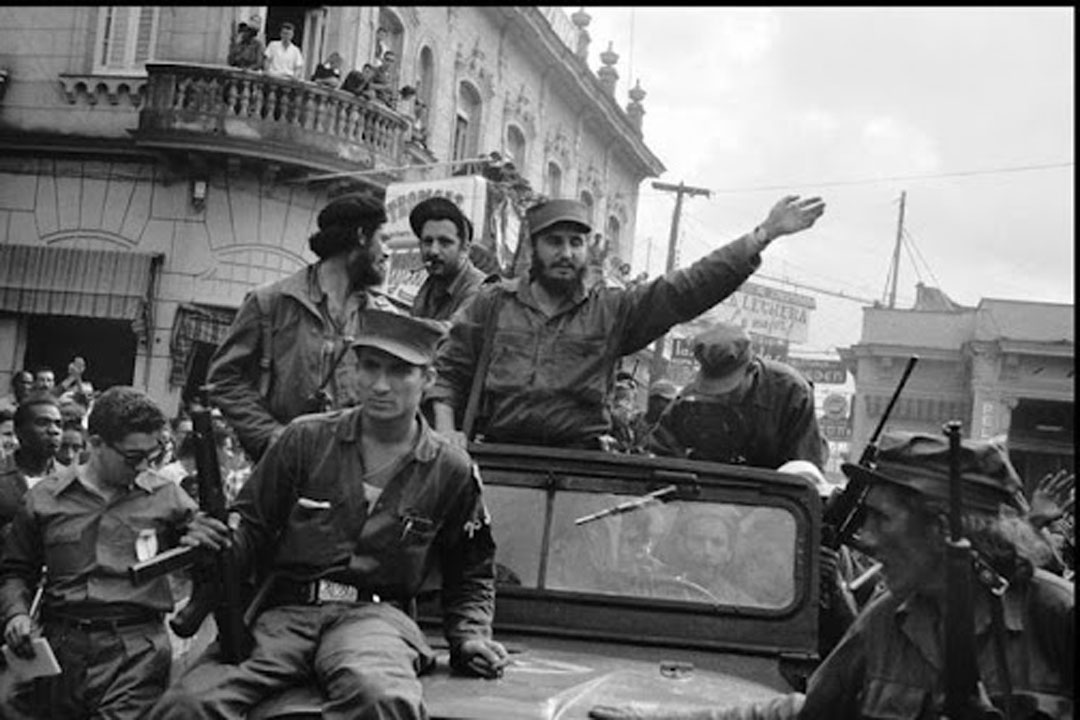 Caravana de la Libertad con Fidel al frente