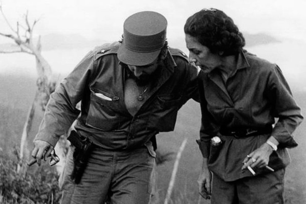 Fidel Castro y Celia Sánchez