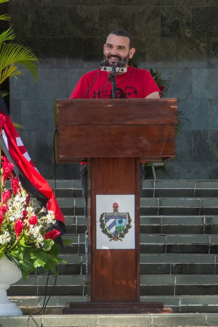 Hermes Aguilera Pérez, primer secretario de la UJC en la provincia.
