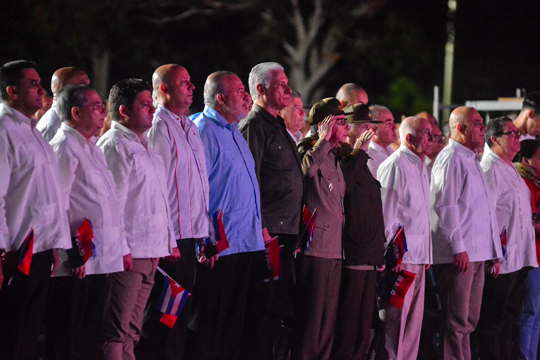 Presidencia acto central nacional por el Día de la Rebeldía Nacional