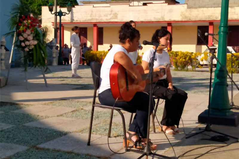 Momento cultural del acto.