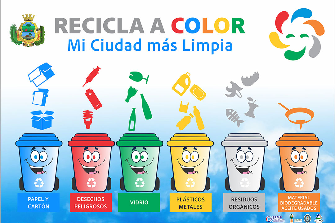 Proyecto de reciclaje Recicla a color.