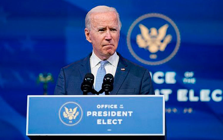 Joe Biden habla a la nación tras manifestaciones en el Capitolio.