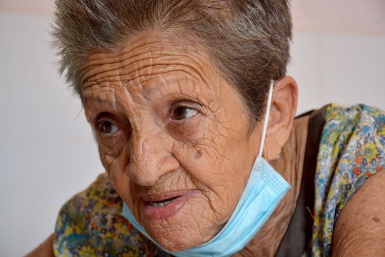 Evelia Abreu Pérez, 84 años.