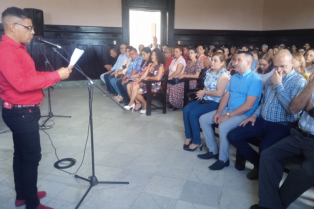El acto provincial por el Día del Trabajador Jurídico estuvo presidido por Susely Morga González, primera secretaria del Partido en Villa Clara.