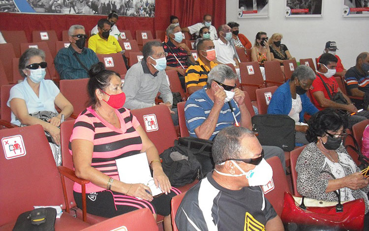 Participantes en el Consejo Extraordinario de la ANCI en Villa Clara.