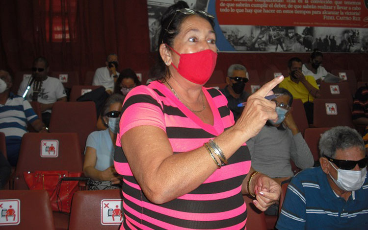 Felicia González Armas, asociada de la ANCI en Villa Clara.