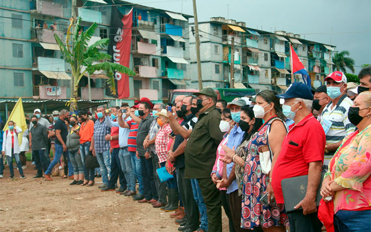 Acto provincial por el Día del Campesino en Villa Clara, en la comunidad de Dolores, municipio de Caibarién.