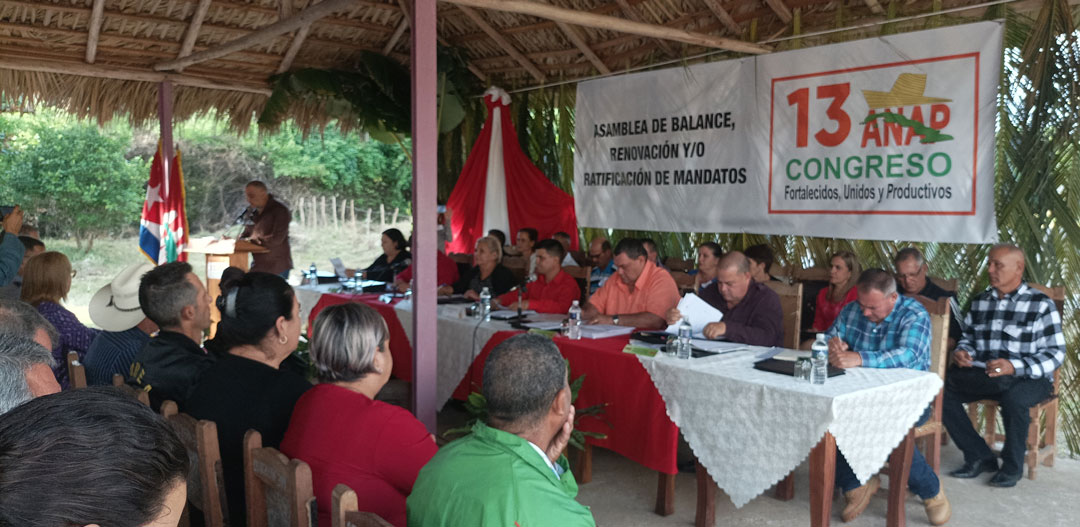 Asamblea de la ANAP en Corralillo.