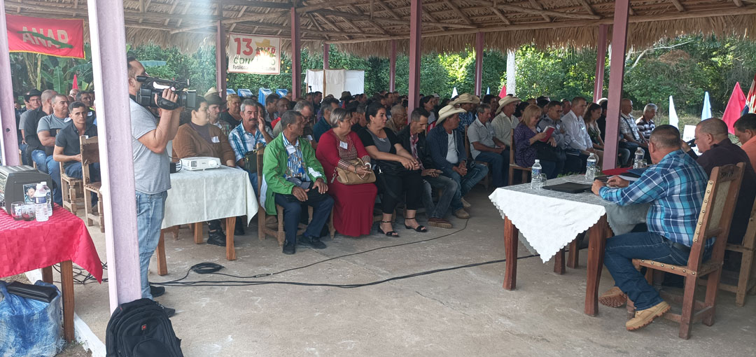 Asamblea de la ANAP en Corralillo.