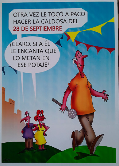 Caricatura de Javier Cubero Torres sobre los CDR, Caricatura de Javier Cubero Torres sobre los CDR,