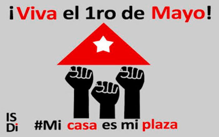 Cartel del Primero de Mayo de 2020.