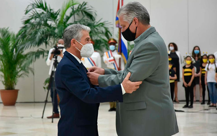 El doctor Jorge Berlanga, padre del Heberprot-P, fármaco cubano para el tratamiento de la úlcera del pie diabético.