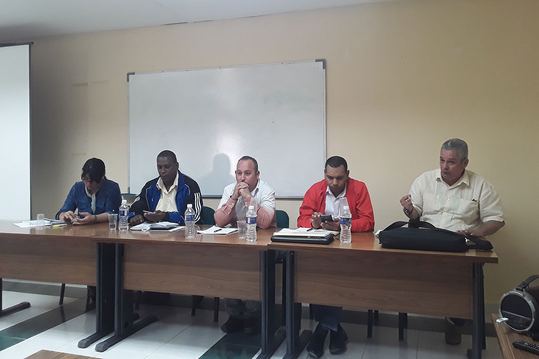Reunión de balance del sindicato de la Administración Pública en Villa Clara.