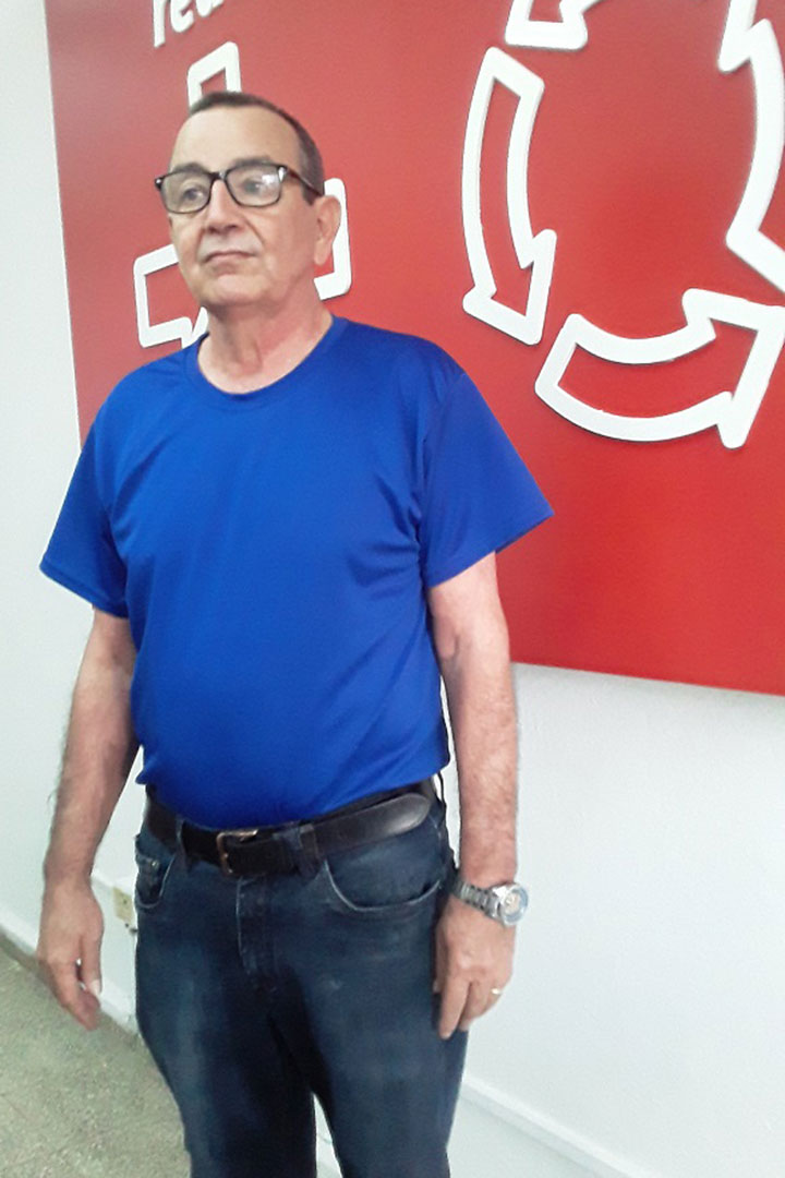 Orlando Morfi González, director general de la industria del reciclaje en Villa Clara.