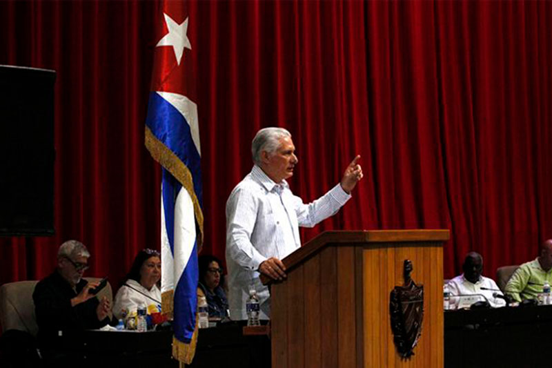 Discurso pronunciado por Miguel Mario Díaz-Canel Bermúdez en el Encuentro Internacional de Solidaridad con Cuba.