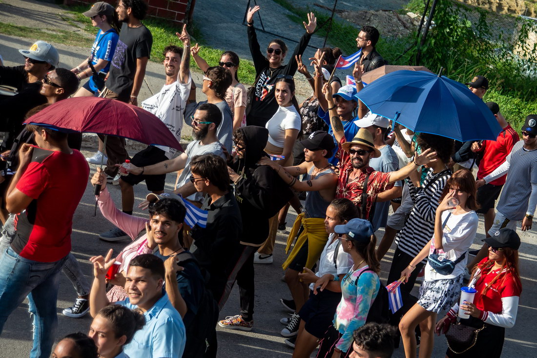 Marcha estudiantil.