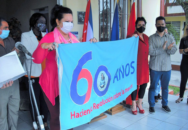 Mayelín Díaz Rodríguez, secretaria de la Federación de Mujeres Cubanas en Villa Clara. Mayelín Díaz Rodríguez, secretaria de la Federación de Mujeres Cubanas en Villa Clara.