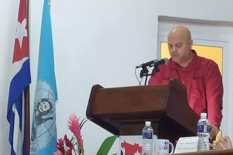 Osnay Miguel Colina, primer secretario del PCC en Villa Clara.