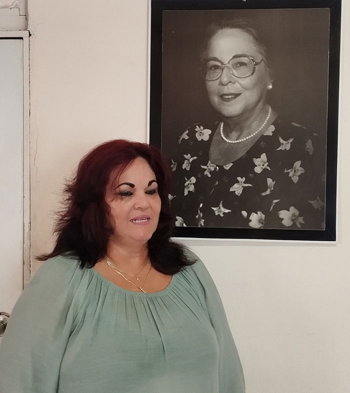 Mayelín Díaz Rodríguez, secretaria general de la FMC en Villa Clara.