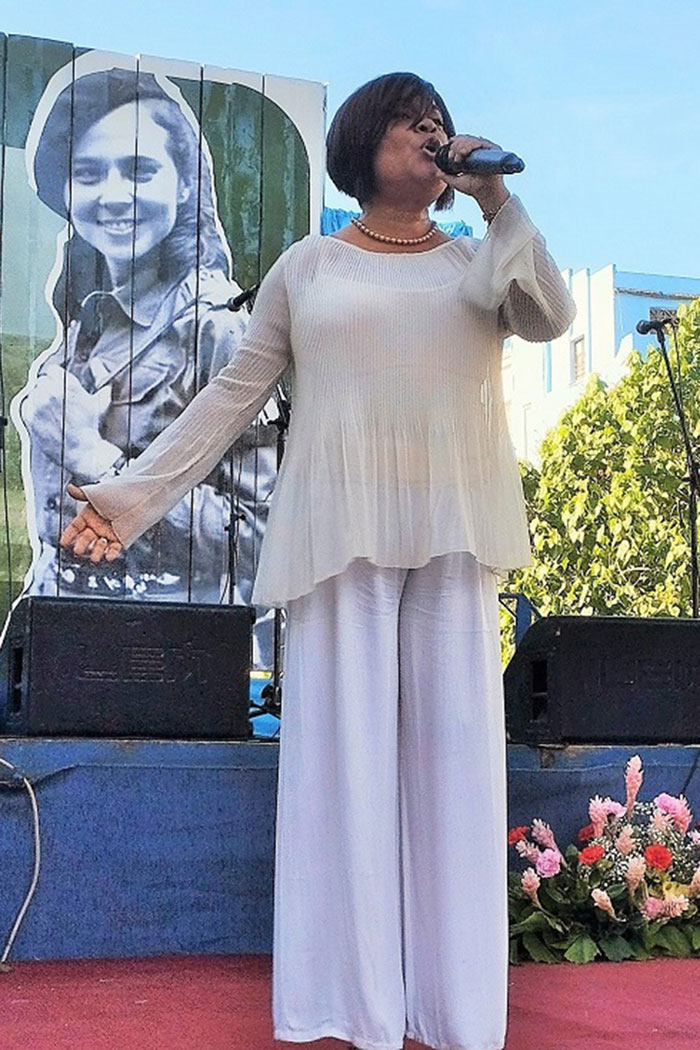 Cantante Vionaika Martínez.