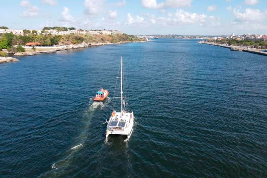 Veleros del convoy Nuestra América.