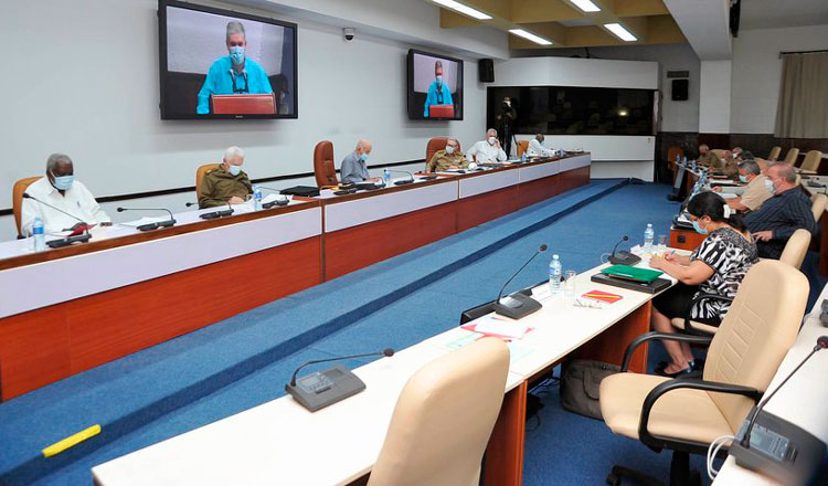Reunión del Buró Político del Comité Central del Partido Comunista de Cuba.