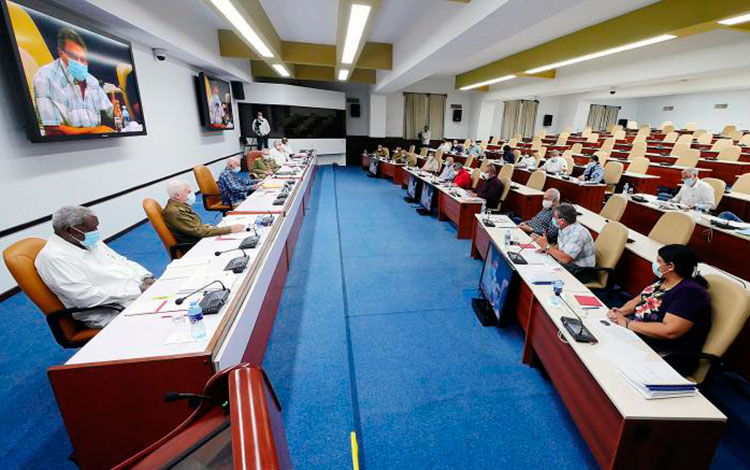 Reunión del Buró Político del Partido Comunista de Cuba.