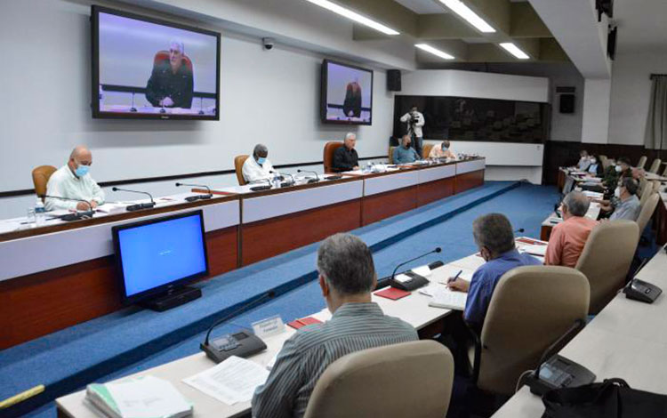 Sesión del Buró Político del Partido Comunista de Cuba.