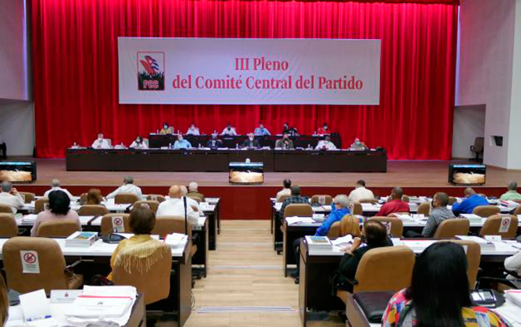 III Pleno del Comité Central del Partido Comunista de Cuba.