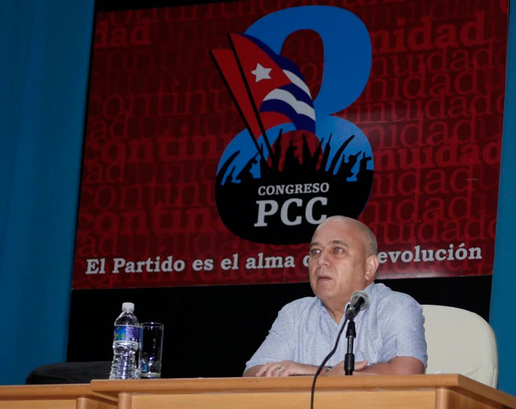 Roberto Morales Ojeda, miembro del Buró Polí­tico y secretario de Organización y Polí­tica de Cuadros.