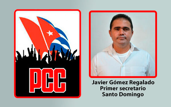 Javier Gómez Regalado, nuevo secretario del PCC en el municipio de Santo Domingo.