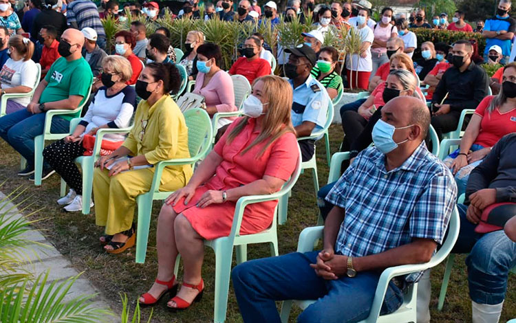 Acto por el aniversario de la consigna de Patria o Muerte y de la muerte de Hugo Chávez.