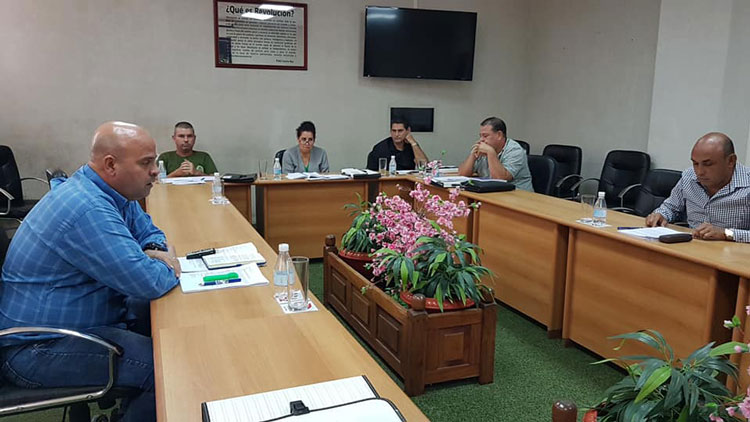 Reunión del Buró Provincial del Partido en Villa Clara.