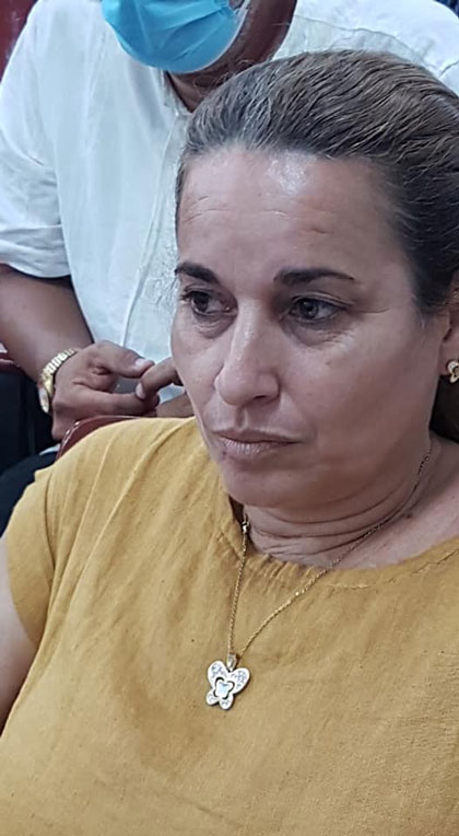 Ania Leidy Falcón Abreus, jefa del Departamento Ideológico del Comité Provincial del Partido en Villa Clara. 