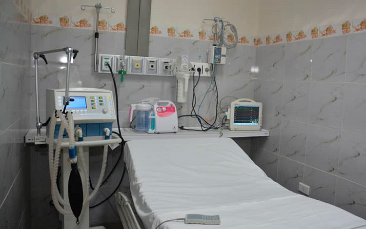 Sala de terapia intensiva del hospital Gineco-obstétrico Mariana Grajales.