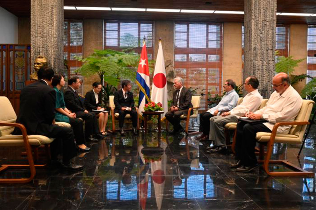 Delegaciones de Cuba y Japón.