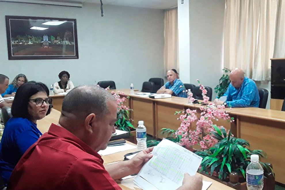 Reunión del Buró Provincial del Partido en Villa Clara.