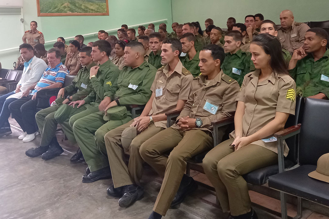 Militantes de la Región Militar Villa Clara.