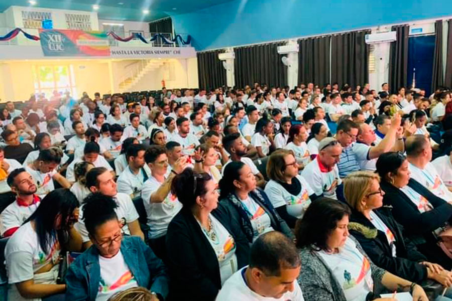 Asamblea XII Congreso de la UJC en Villa Clara.