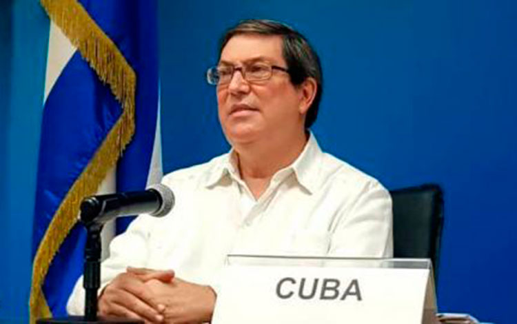 Canciller de Cuba, Bruno Rodríguez Parrilla.