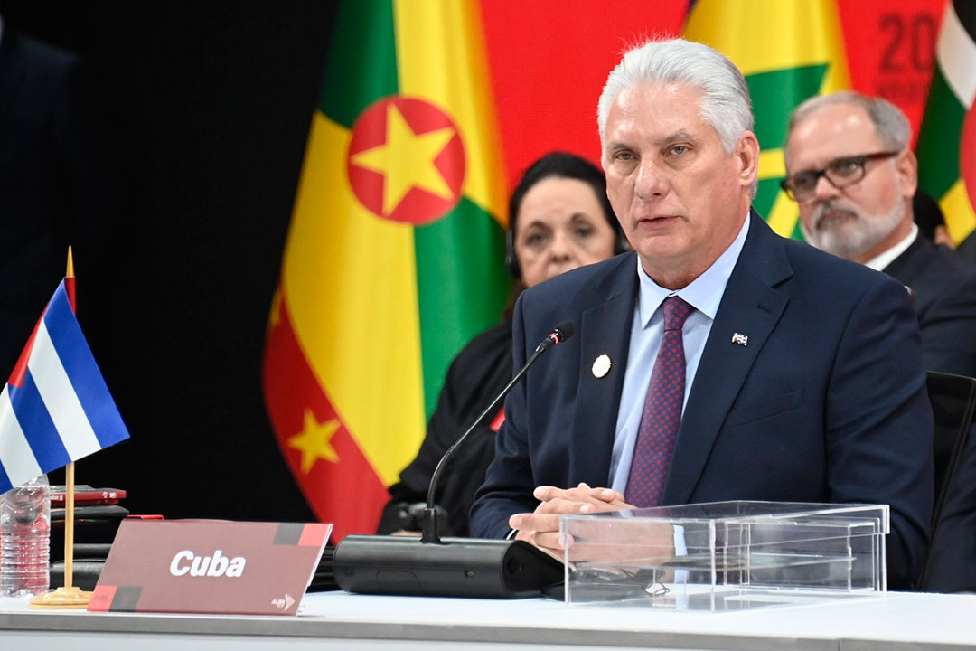 Presidente de Cuba. Miguel Díaz-Canel, interviene en la XIV Cumbre del ALBA-TCP.