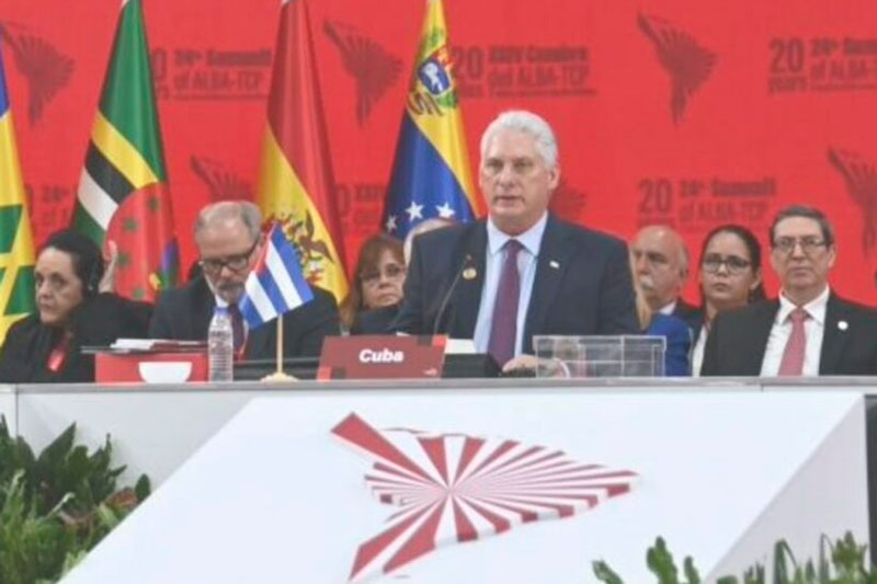 Discurso del presidente cubano, Miguel Díaz-Canel, en la XXIV Cumbre del ALBA-TCP.