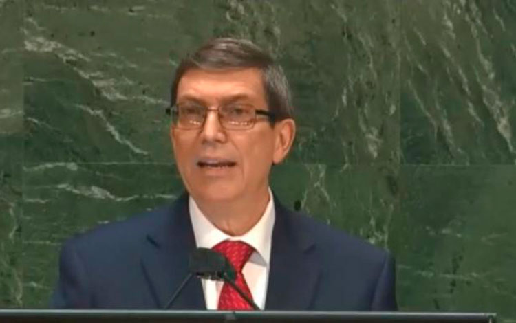 Canciller de Cuba, Bruno Rodríguez.