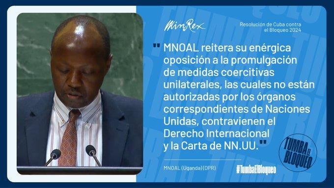 Representante de Uganda y el Mnoal.