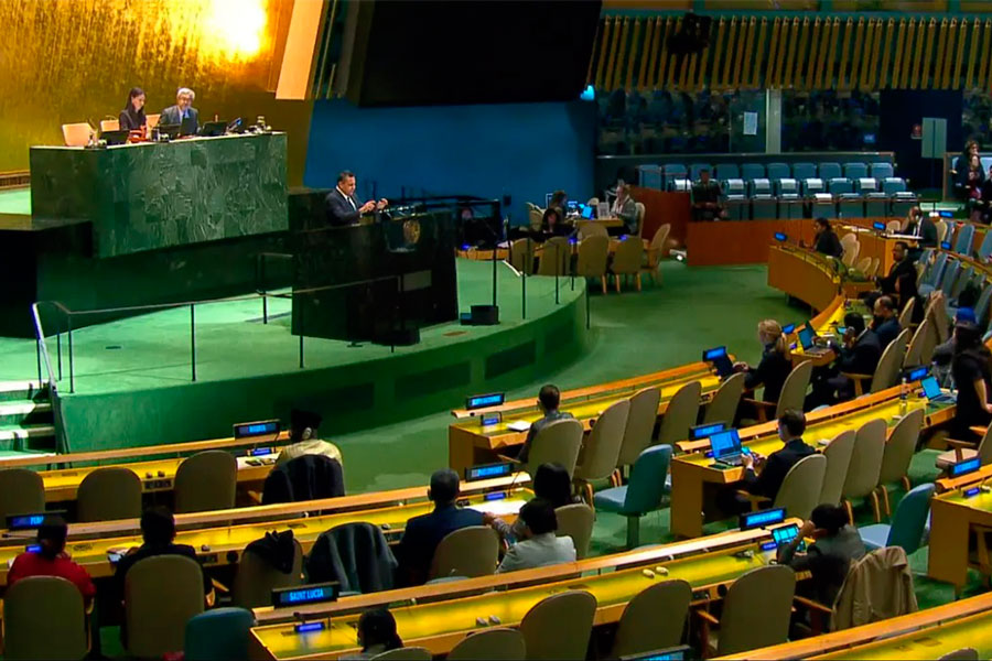 Intervención de Venezuela en el debate sobre la resolución cubana contra el bloqueo.