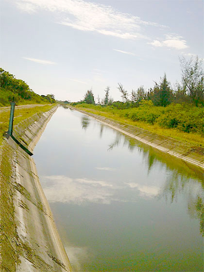 Canal costa norte, en Villa Clara, para el empleo de la acuicultura.